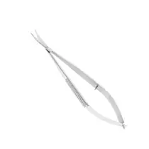 HLW 19-23 - ножницы микрохирургические изогнутые Castroviejo, 140 мм