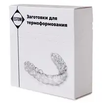 Ustom RDP-Q-1 - пластины для термоформования, квадрат, 127 x 127 x 1,0 мм, 30 шт