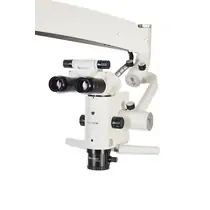 JustVision by Bondent JVM D - операционный микроскоп с плавным изменением увеличения, LED-подсветкой и объективом с изменяемым рабочим расстоянием (f=180-460), встроенной 4К камерой, удлиненными окулярами, потолочное крепление, Крепление: Потолочный