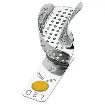 Asa Dental 2801-L2D - ложка слепочная верхняя малая (S) половина, с перфорацией без бортиков (левый верх-правый низ)