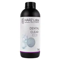 HARZ Labs Dental Clear PRO - фотополимерная смола для печати прозрачных сплинтов и капп, цвет прозрачный, 1 кг